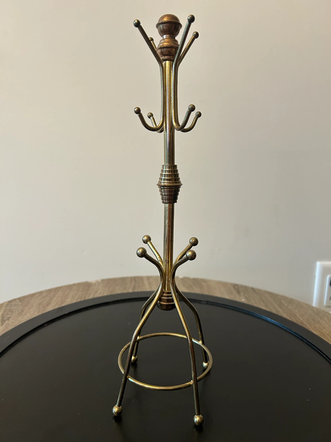 Vintage Brass Miniature Coat Rack – Jewelry Stand
