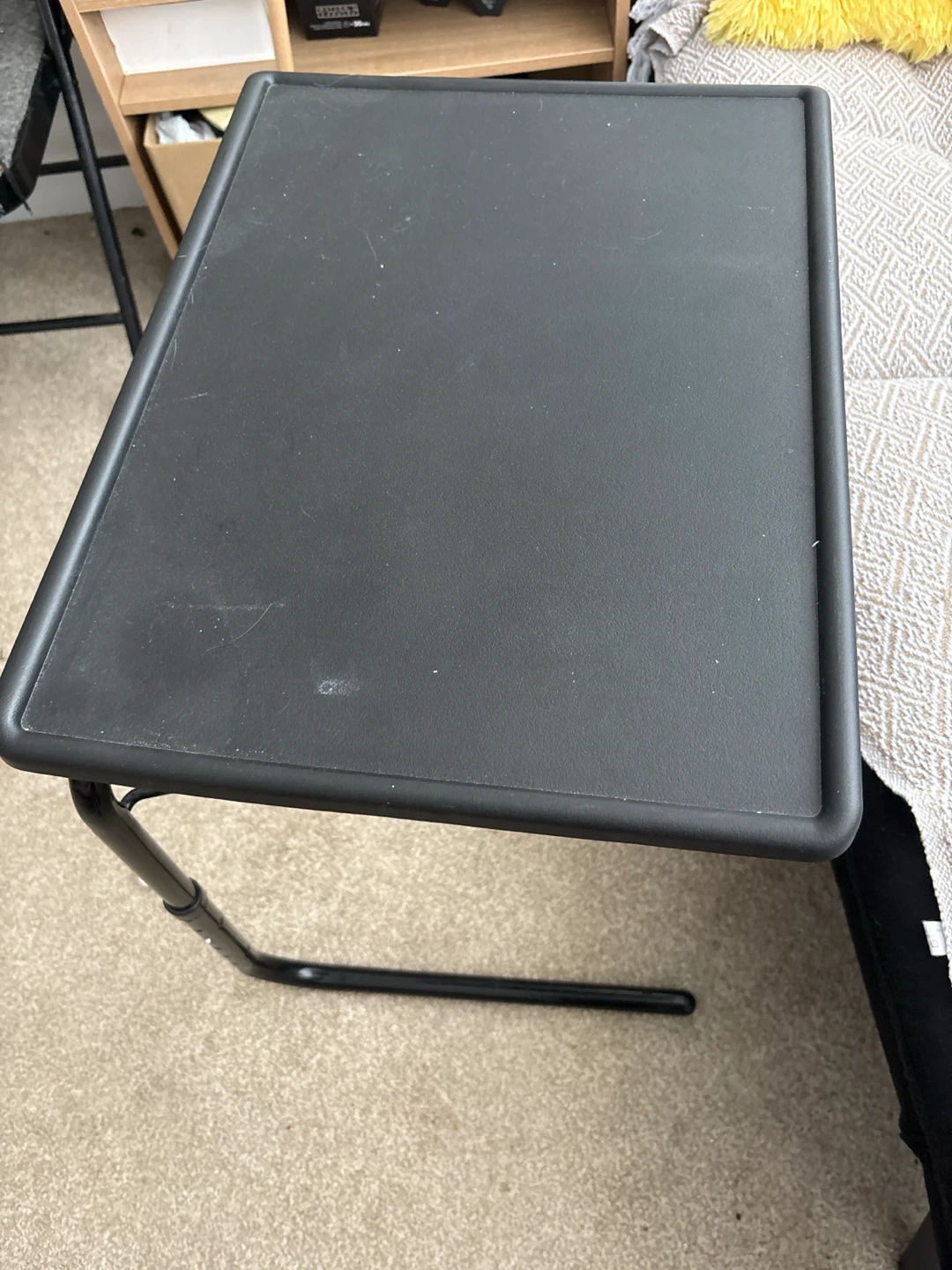 Black Adjustable Tray Table