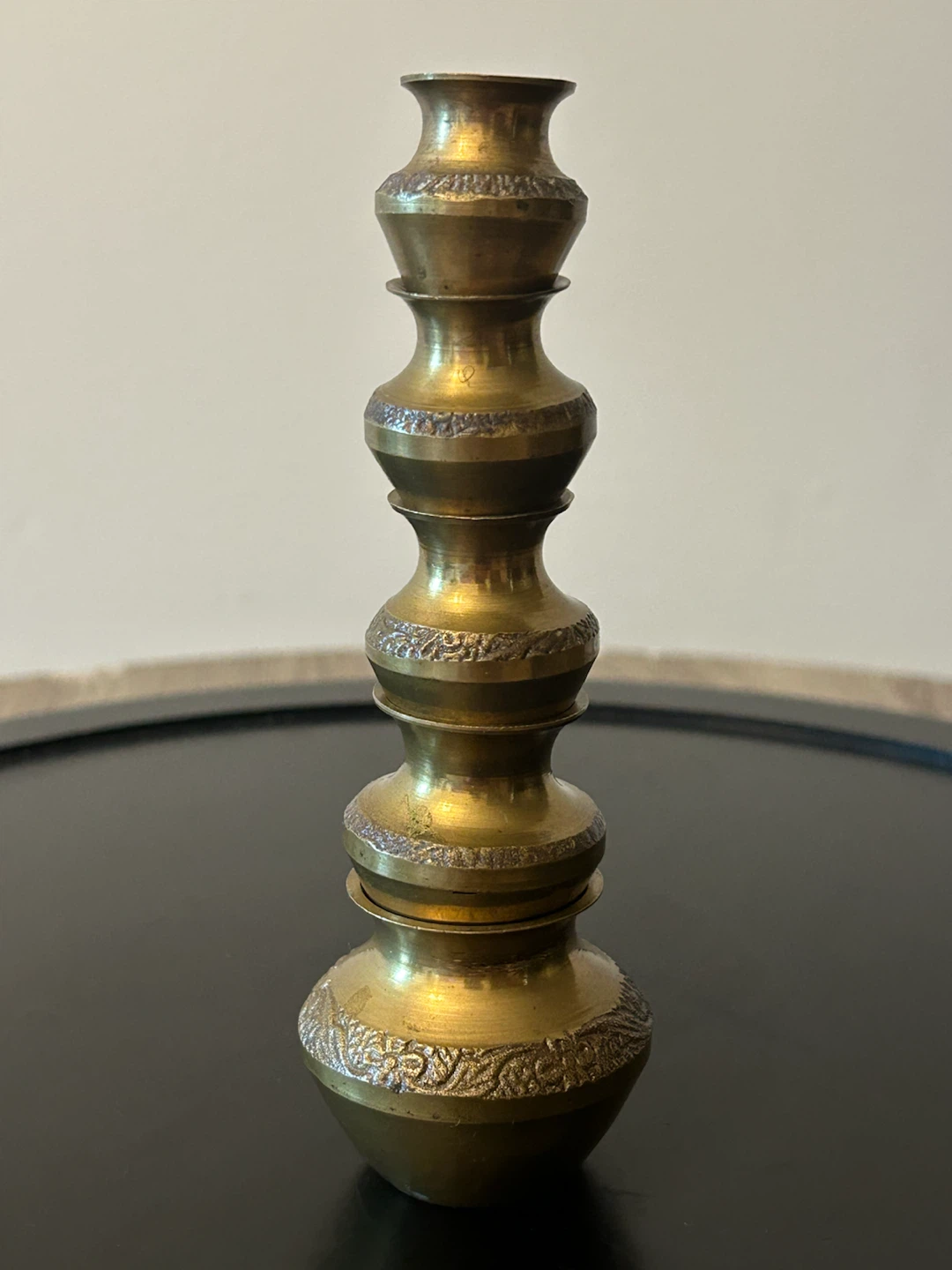 Bhatukali Brass Miniature Stacking Pots - photo 2