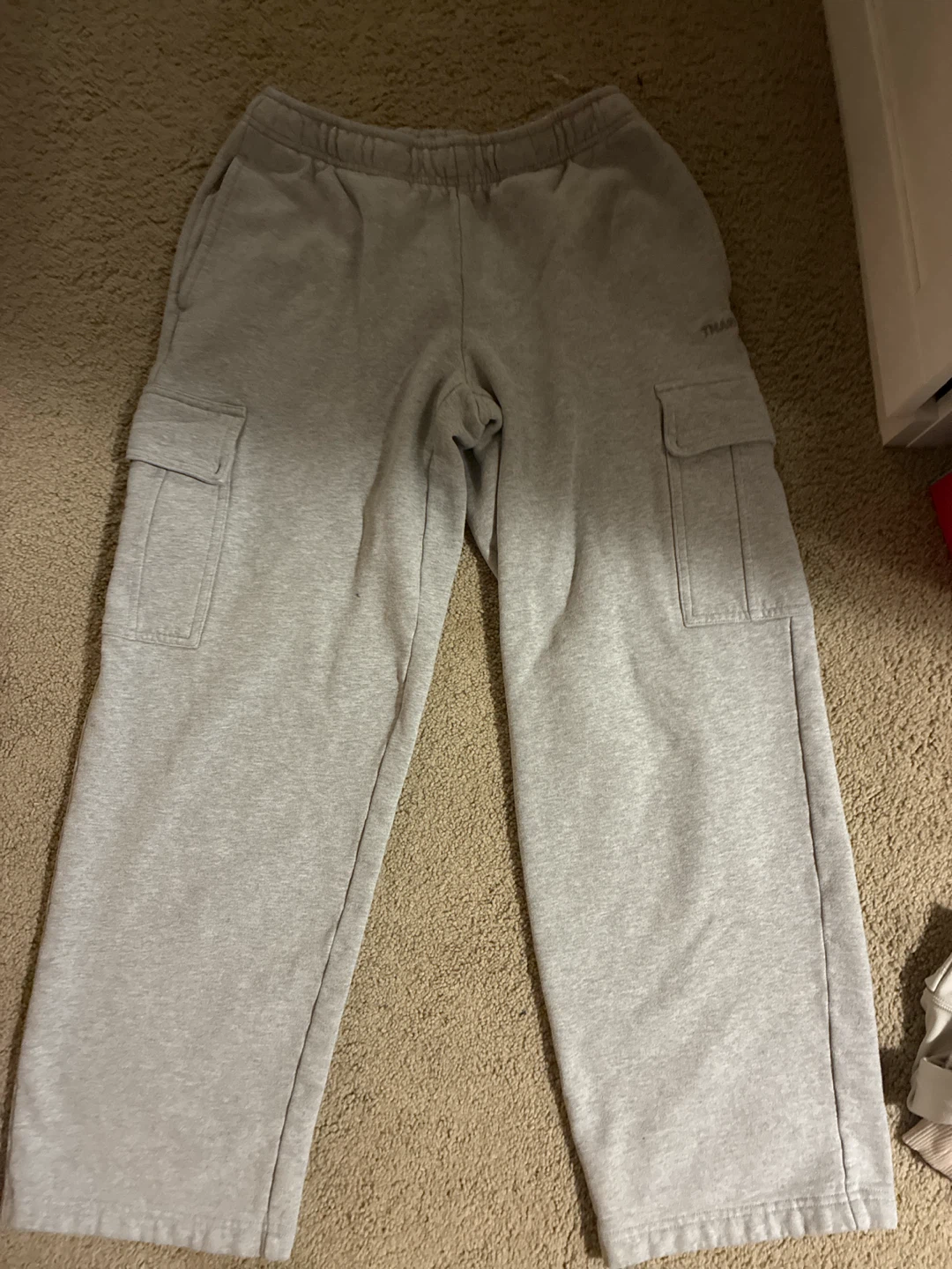 Grey Cargo Sweatpants TNA