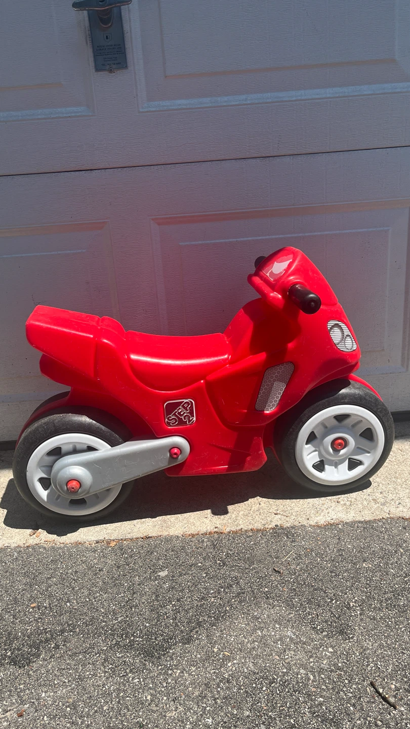 Step2 Red Ride-On Motorcycle Toy