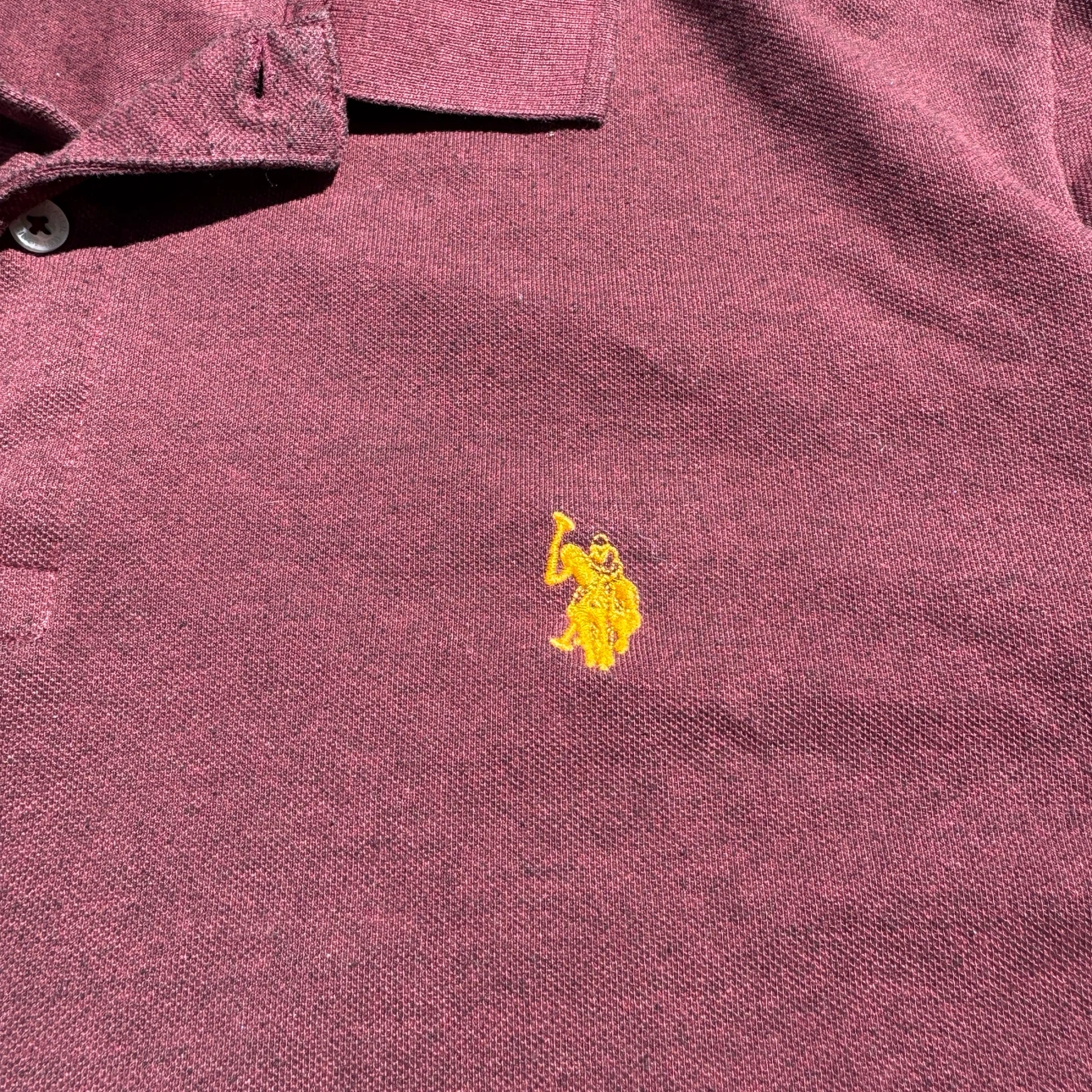 U.S. Polo Assn. Men's Burgundy Polo Shirt XL - photo 3