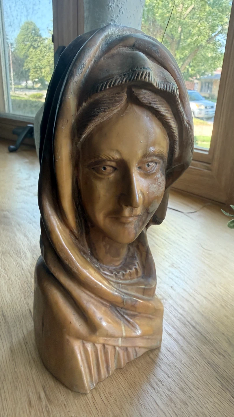 Vintage Woman Bust Sculpture check more photos