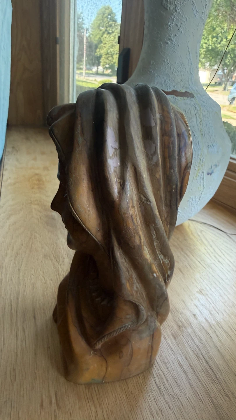 Vintage Woman Bust Sculpture check more photos - photo 4