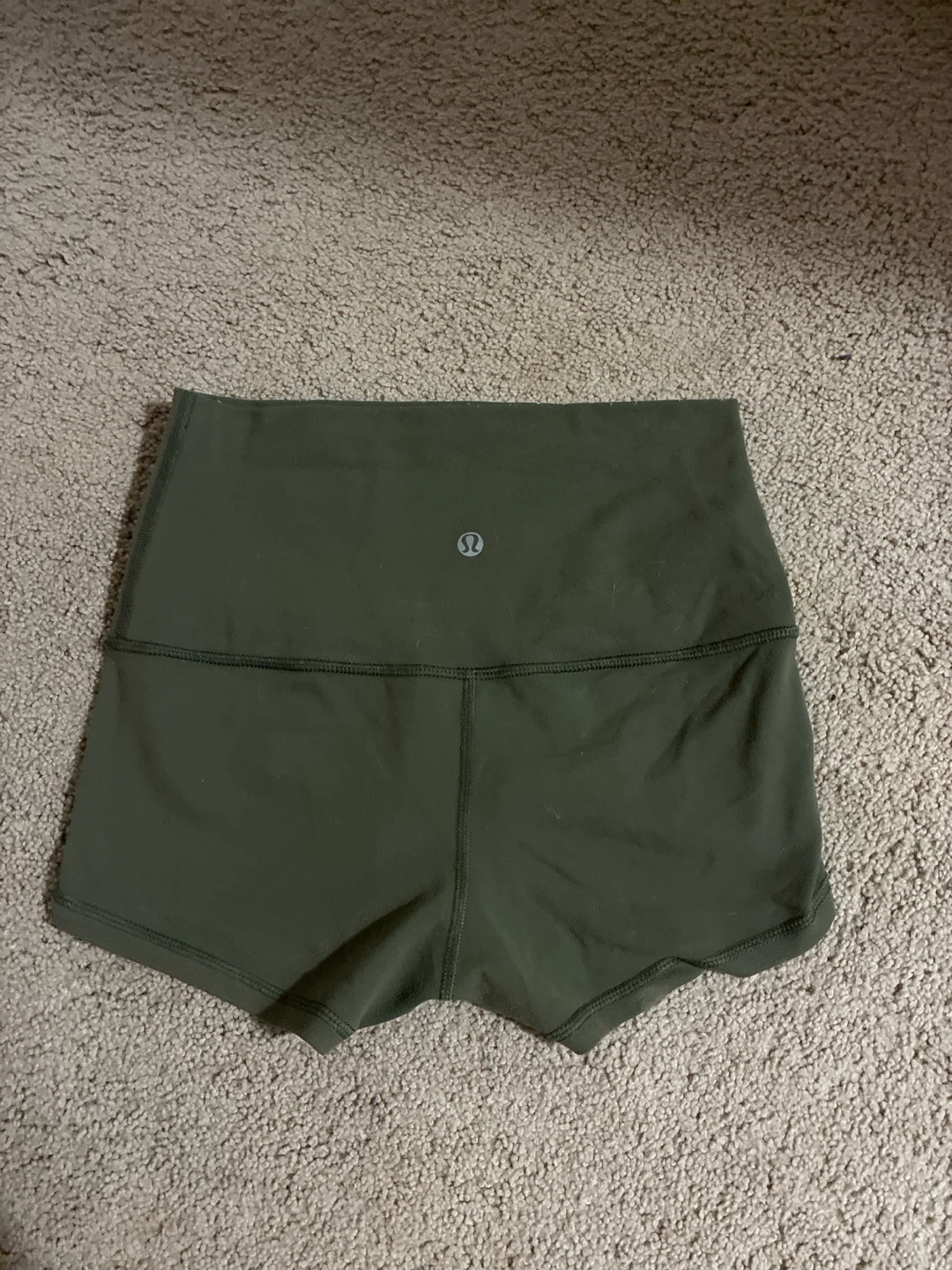 Lululemon Align High-Rise Short 4" Olive Green