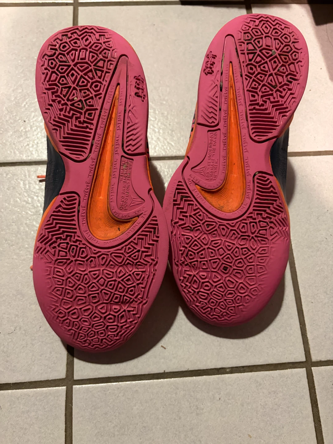 Nike Kids' Shoes Size 4Y Orange Pink Black - photo 4