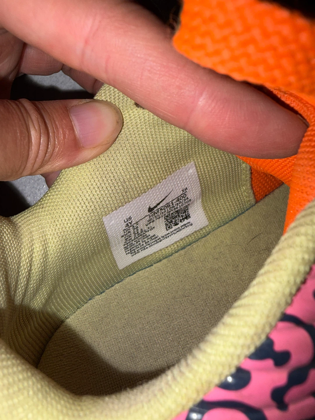 Nike Kids' Shoes Size 4Y Orange Pink Black - photo 5