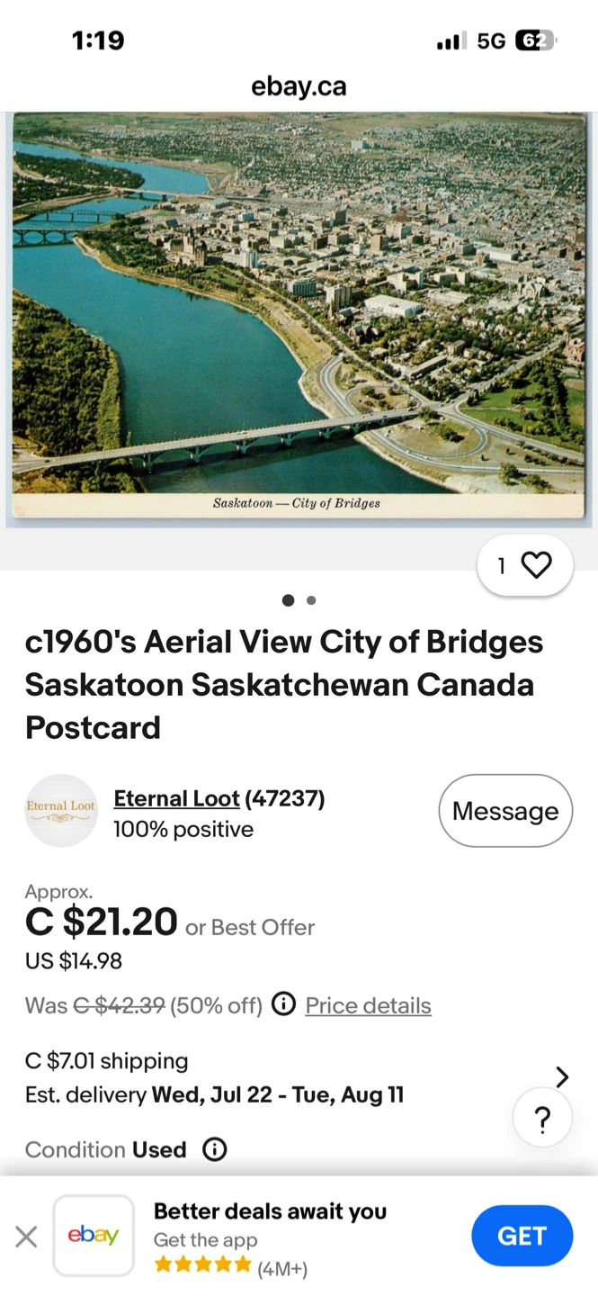 Vintage Postcards - Saskatchewan Scenes (4 Pack) - photo 3