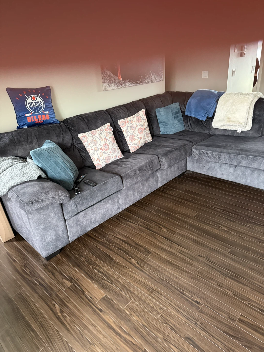 Dark Grey Sectional Sofa