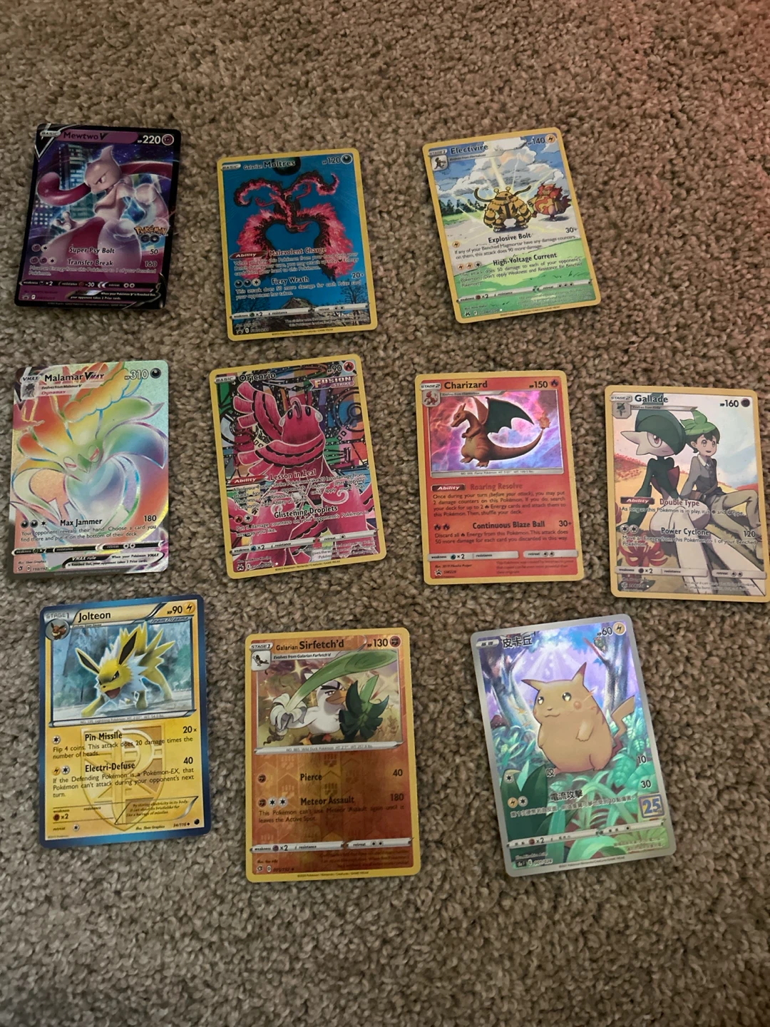 Pokémon rare fullart message if you want to buy individual ones