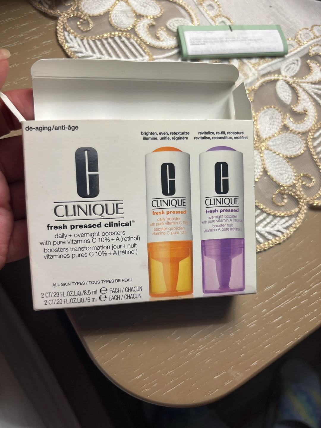 Clinique Fresh Pressed Clinical Daily + Overnight Boosters