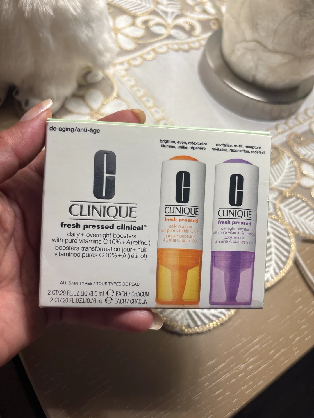Clinique Fresh Pressed Clinical Daily + Overnight Boosters - photo 4