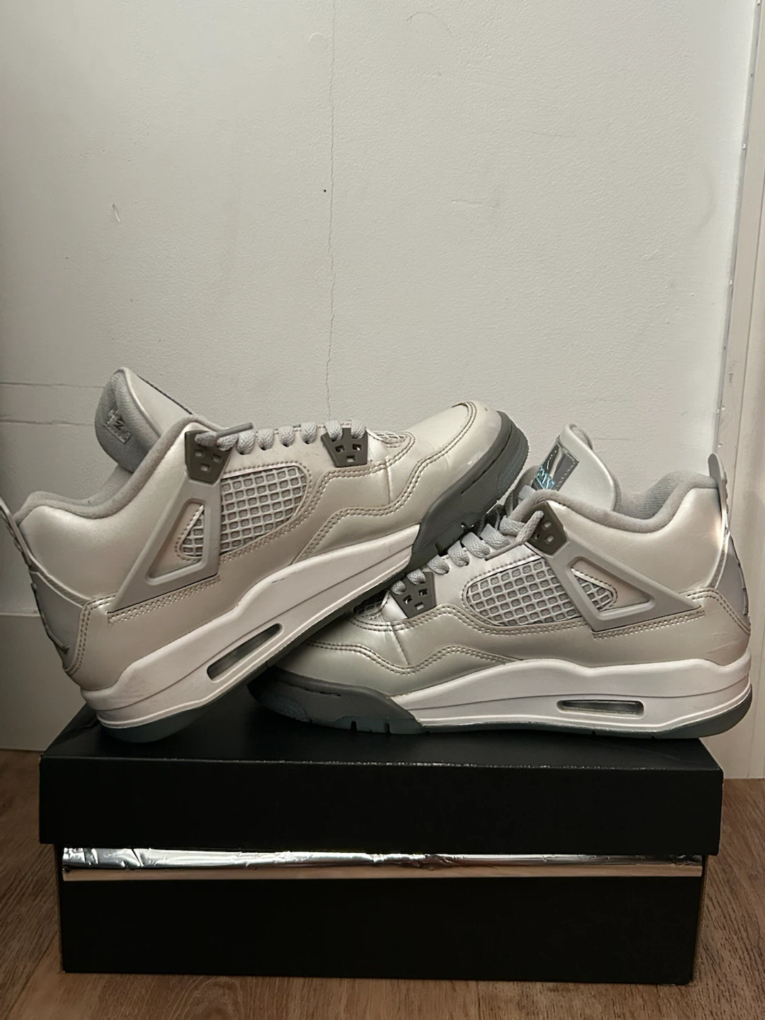 Air Jordan 4 Retro GS 'Photon Dust Blue Chill' - photo 3