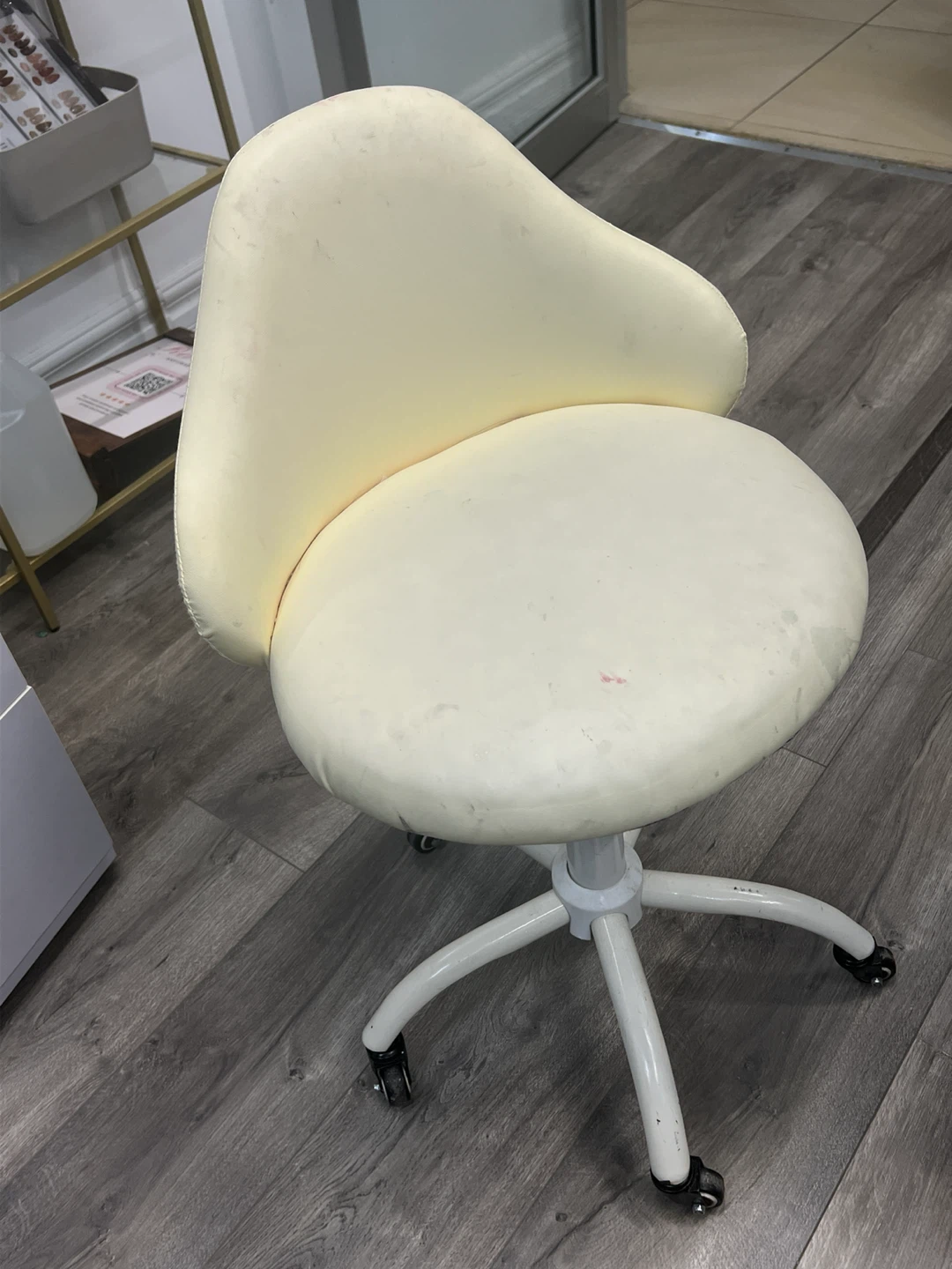 Adjustable Rolling Stool Chair