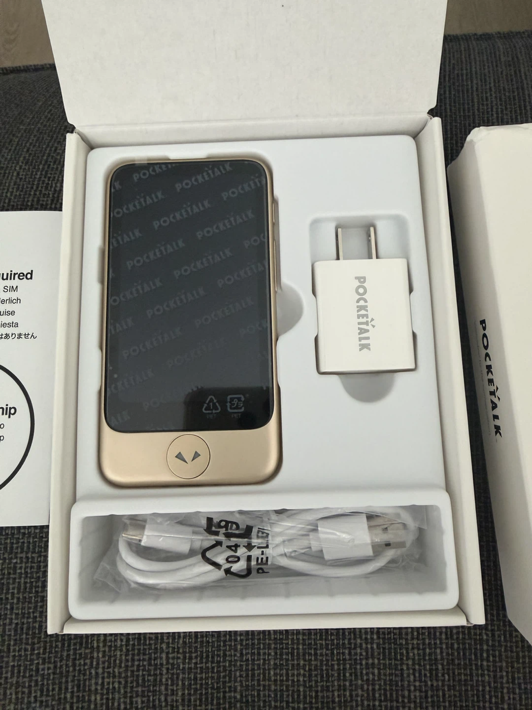 Pocketalk Two-Way Translator Device - Gold - photo 3