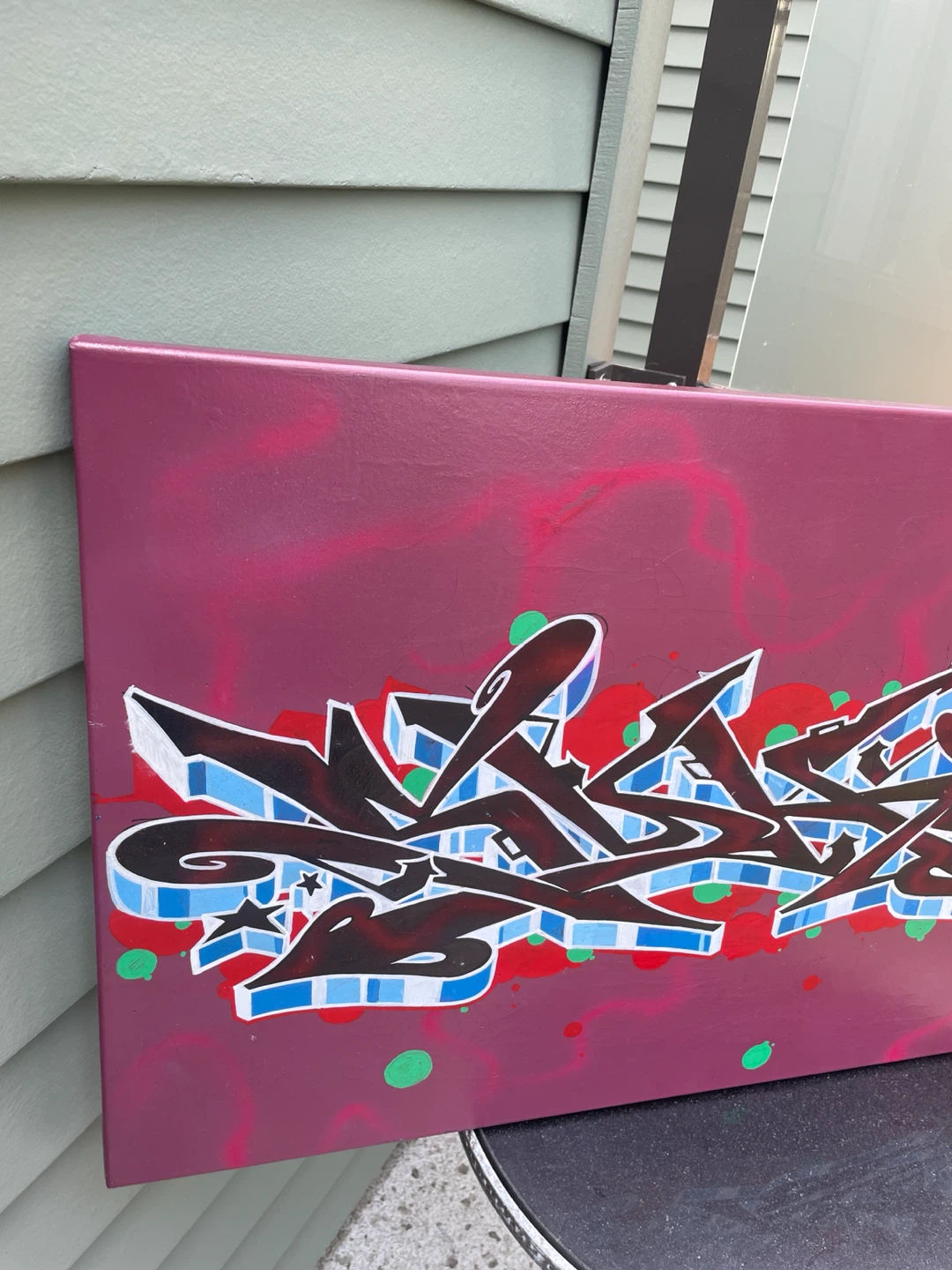 Wildstyle B-Boy Boombox Urban Street Art Painting - photo 3