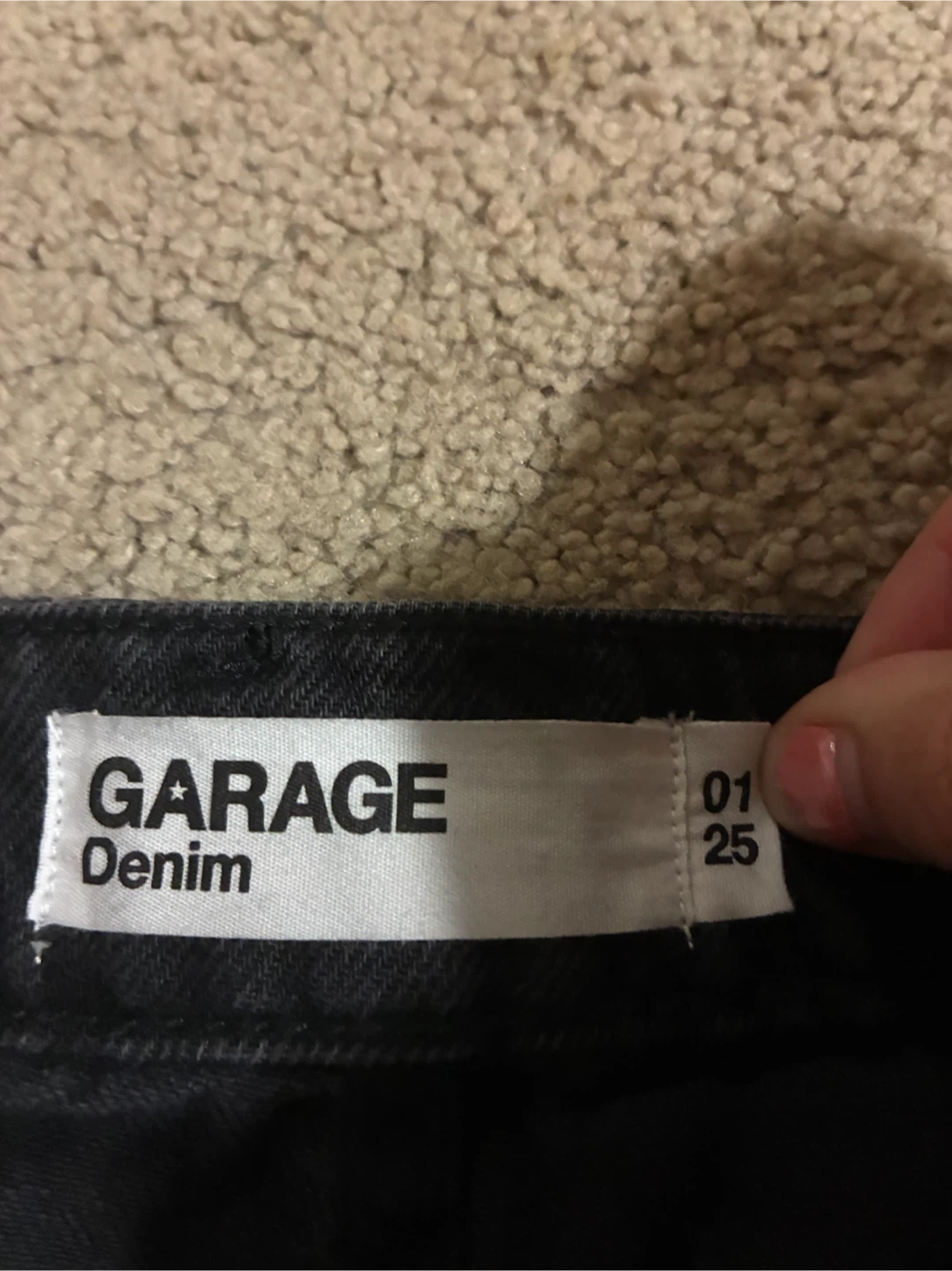 GARAGE Denim Black Jean Shorts Size 01/25 - photo 2
