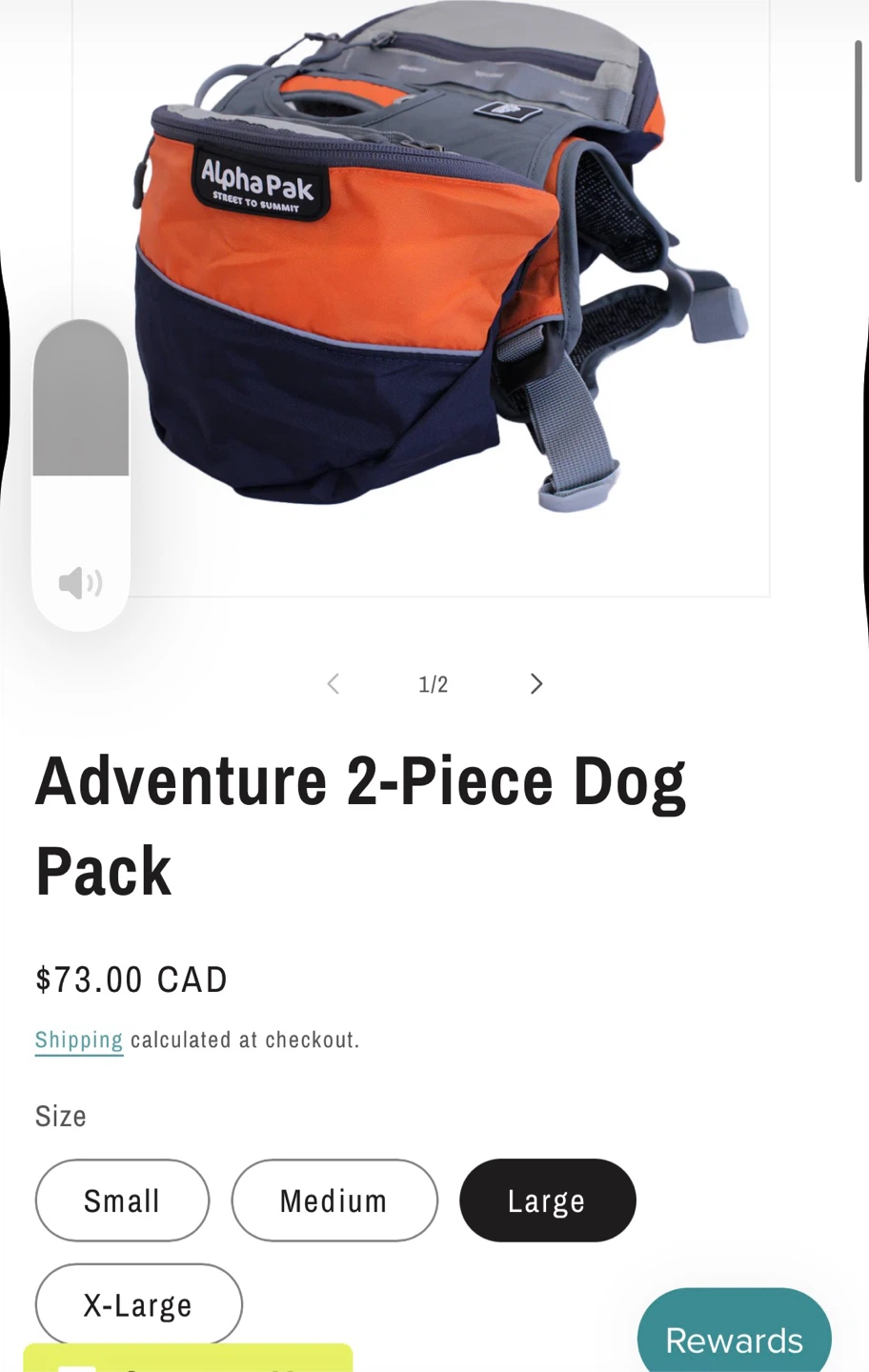 Alpha Pak 2-Piece Dog Pack (Harness + Backpack) - photo 3