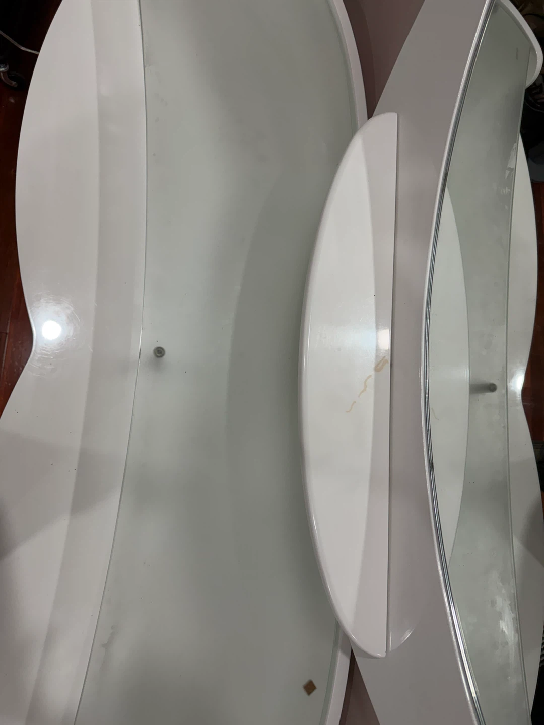 White Dresser with Mirror - photo 3