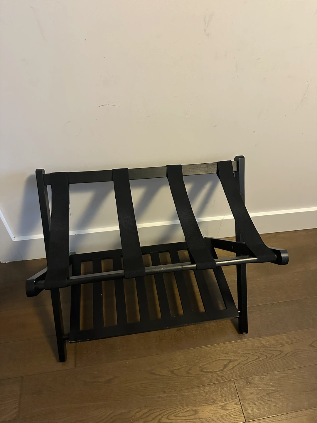 Black Luggage Rack