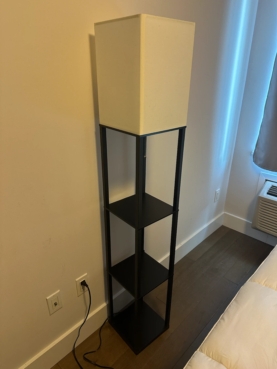 Floor Lamp with Shelves