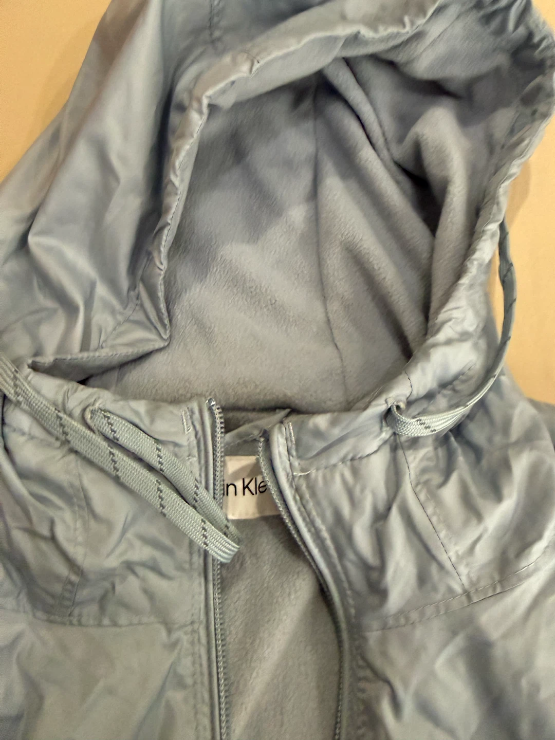 Calvin Klein Light Blue Hooded Jacket - photo 4
