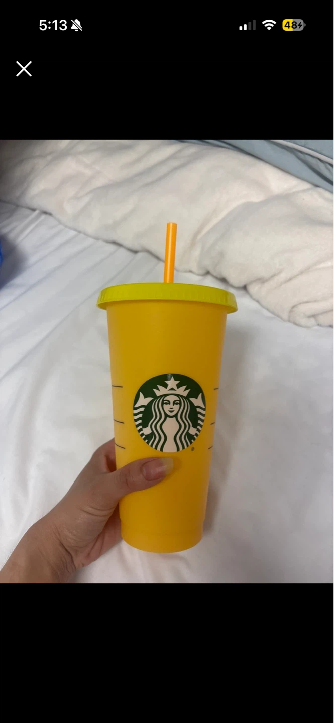 Starbucks Reusable Tumbler Yellow