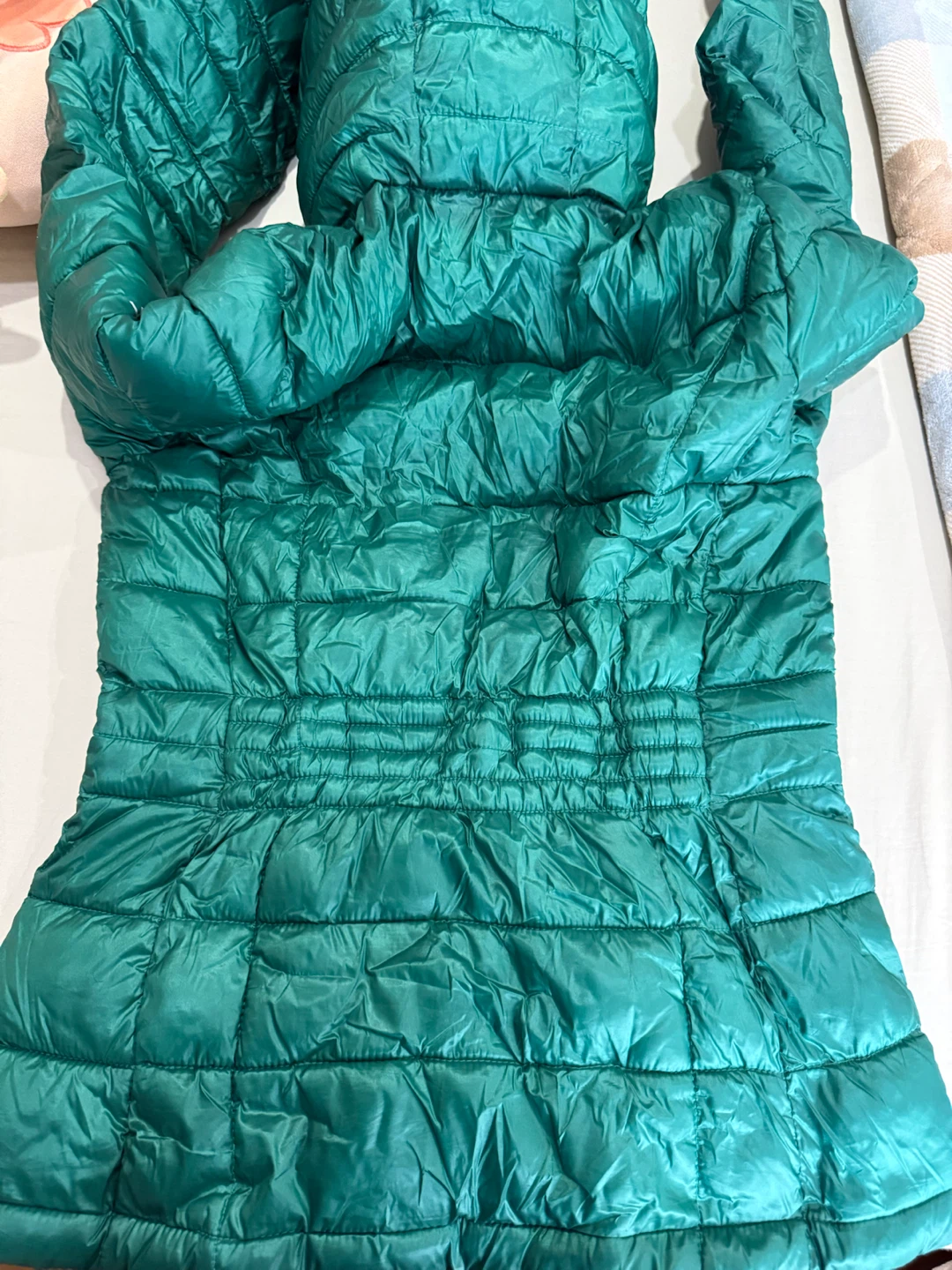 Calvin Klein Green Puffer Jacket with Packable Bag - photo 3