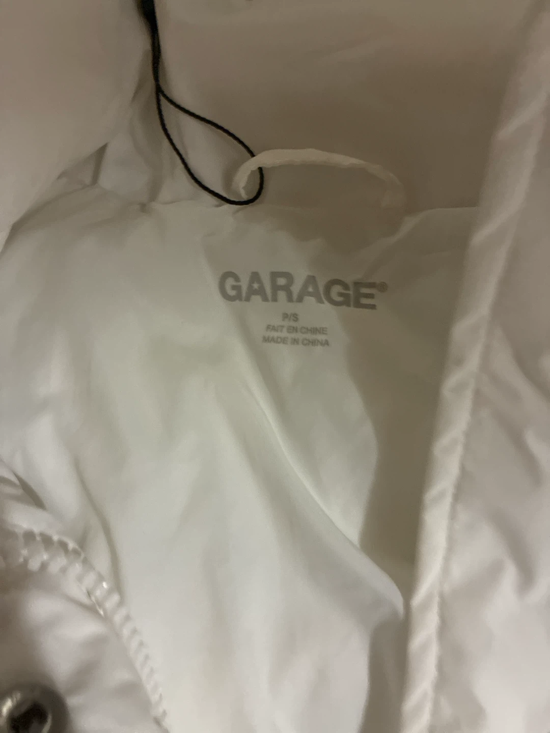 Garage White Puffer Vest - photo 2