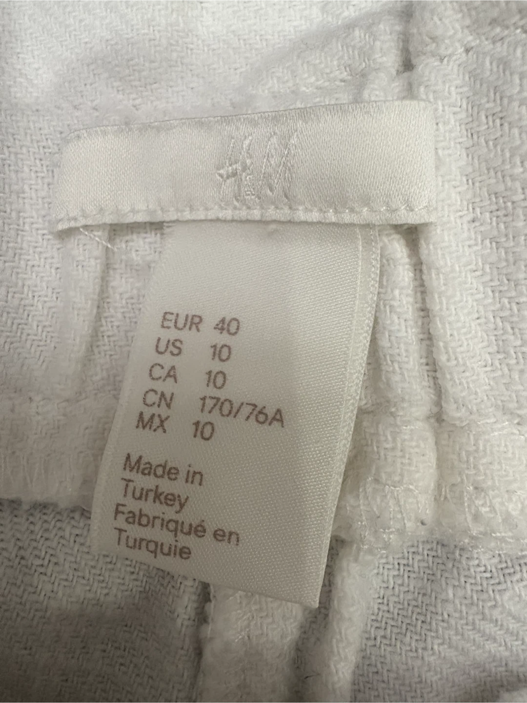 H&M White Shorts Size 10 - photo 4