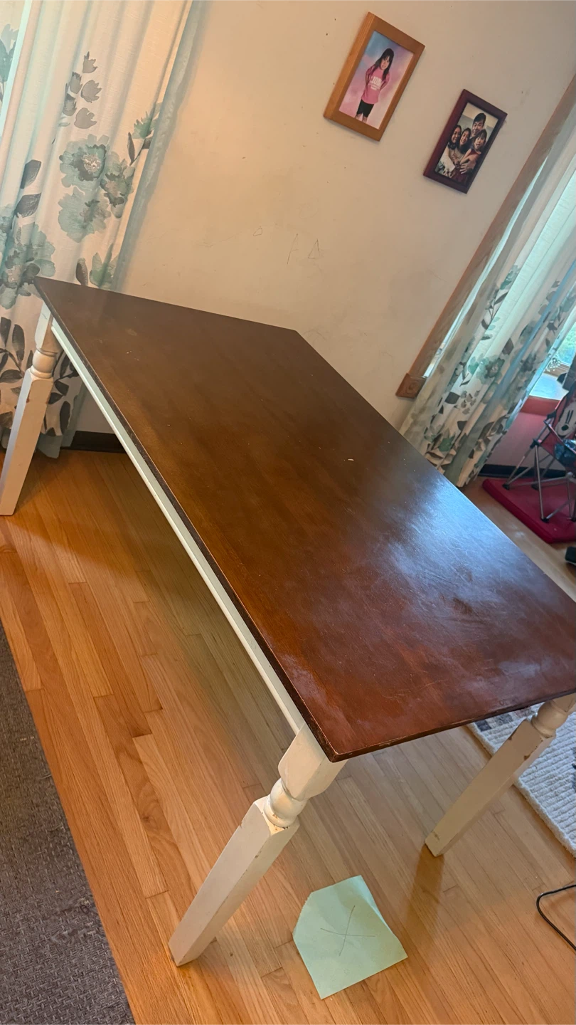 Wooden Dining Table check more pictures condition - photo 3