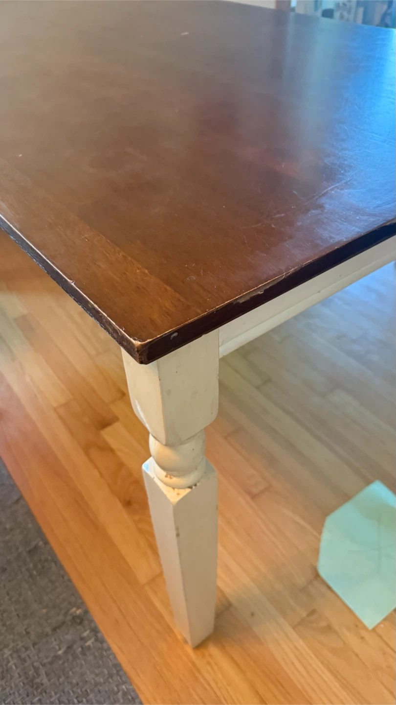 Wooden Dining Table check more pictures condition - photo 5