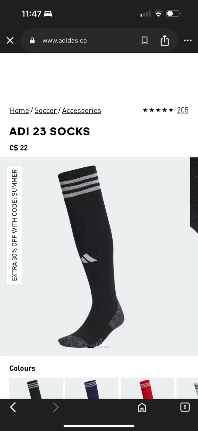 Adidas Milano 23 Soccer Socks – Brand New with Tags