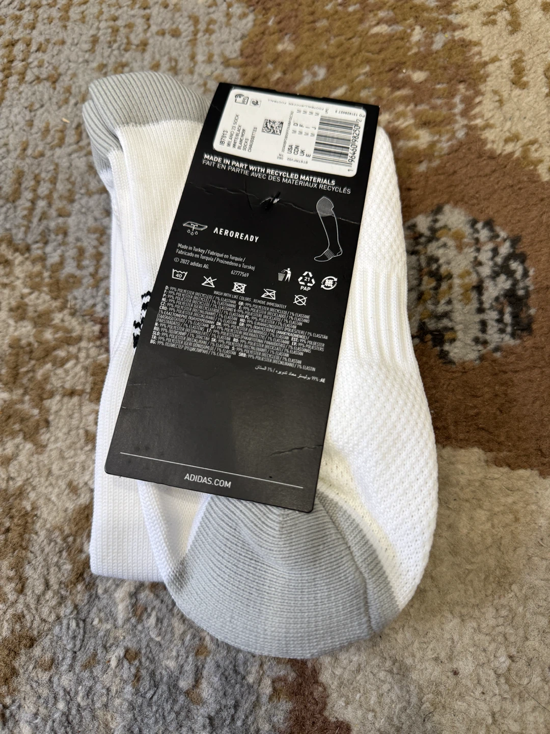 Adidas Milano 23 Soccer Socks – Brand New with Tags - photo 3