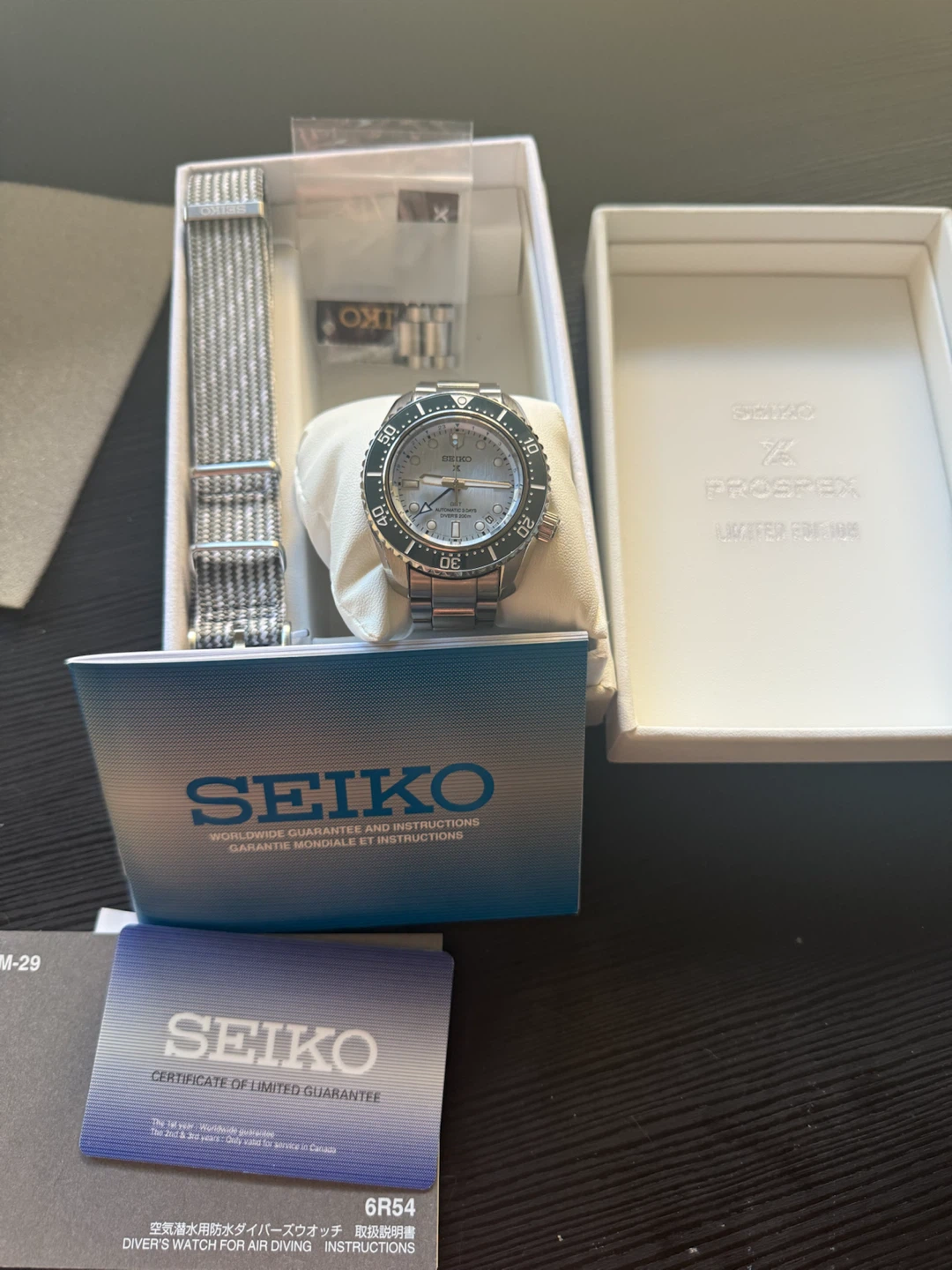 Seiko Prospex GMT SPB385J1  Limited Edition Glacier Blue