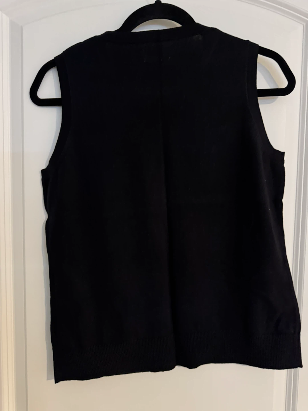 A New Day Black Sleeveless Knit Top - Size M - photo 4