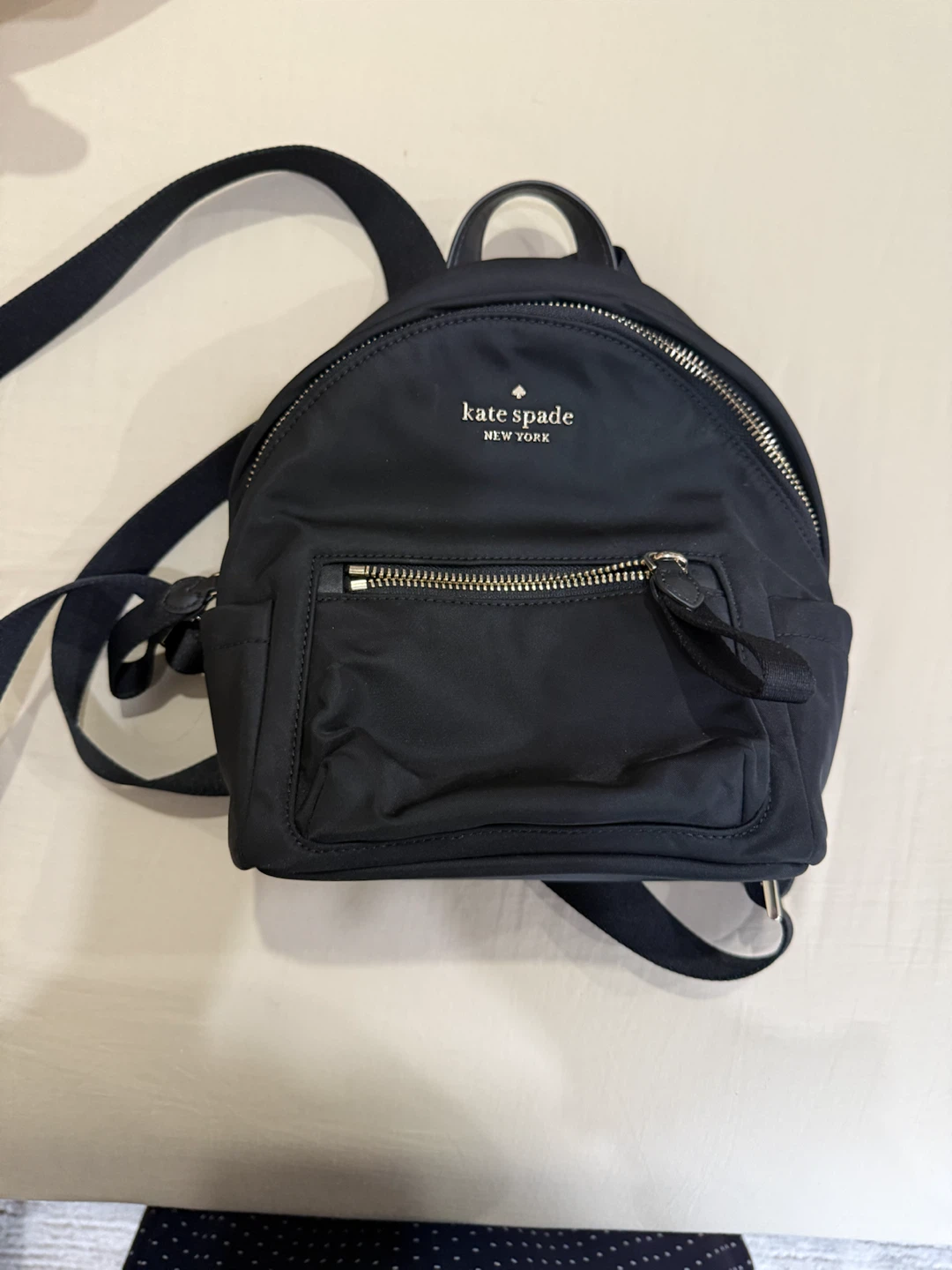 Kate Spade New York Black Nylon Backpack
