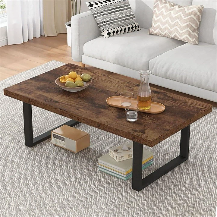 Rustic Wood Coffee Table - photo 2