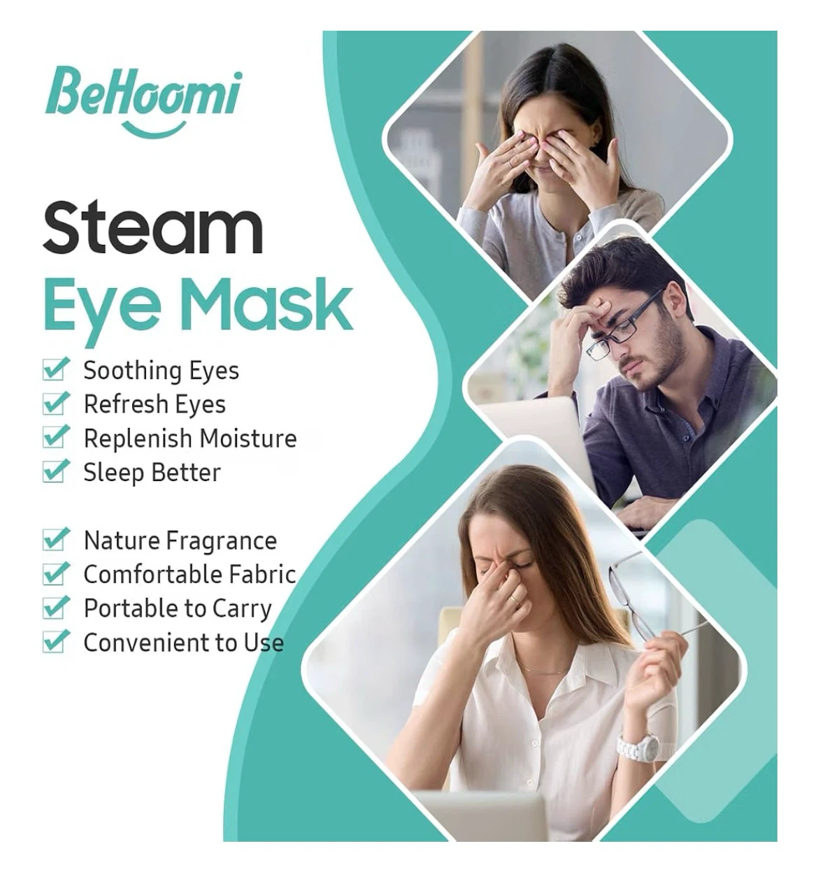 BeHoomi Steam Eye Masks - photo 4