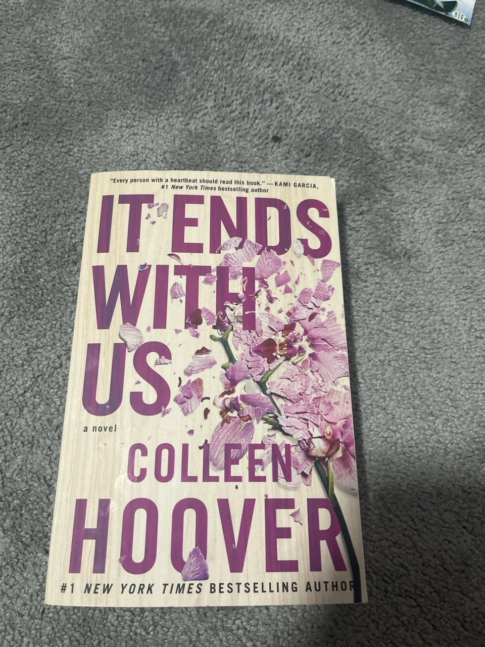 It Ends With Us by Colleen Hoover Paperback Novel