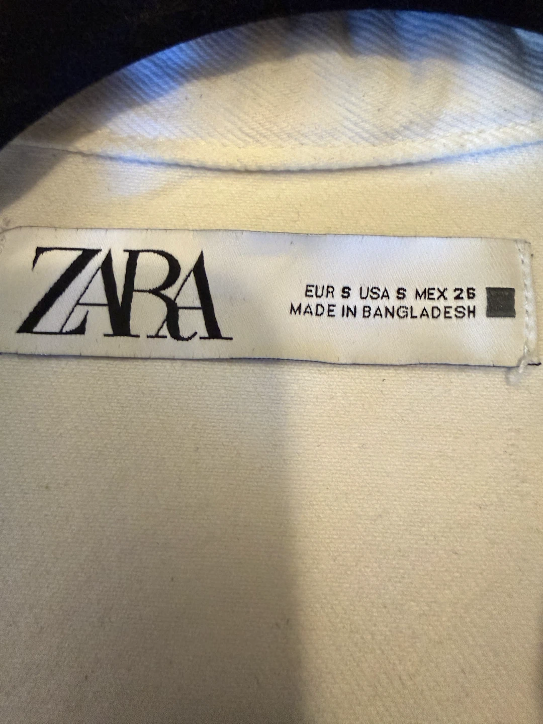 White ZARA Denim Jacket - photo 3