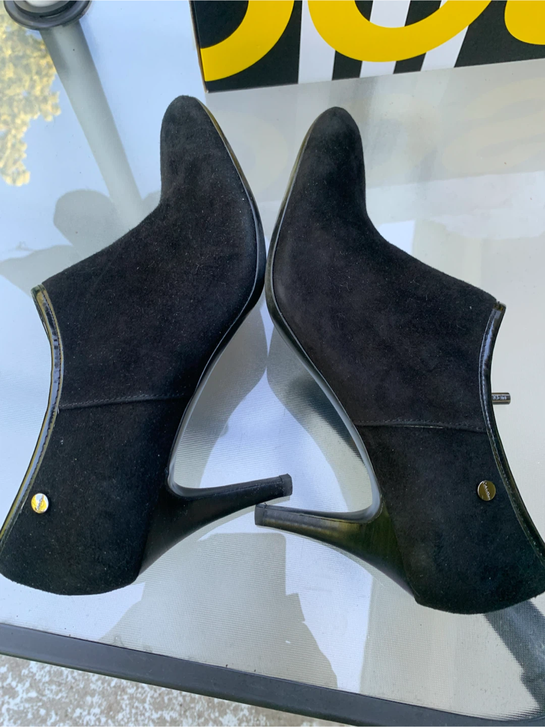Calvin Klein Black Suede Ankle Boots - photo 4