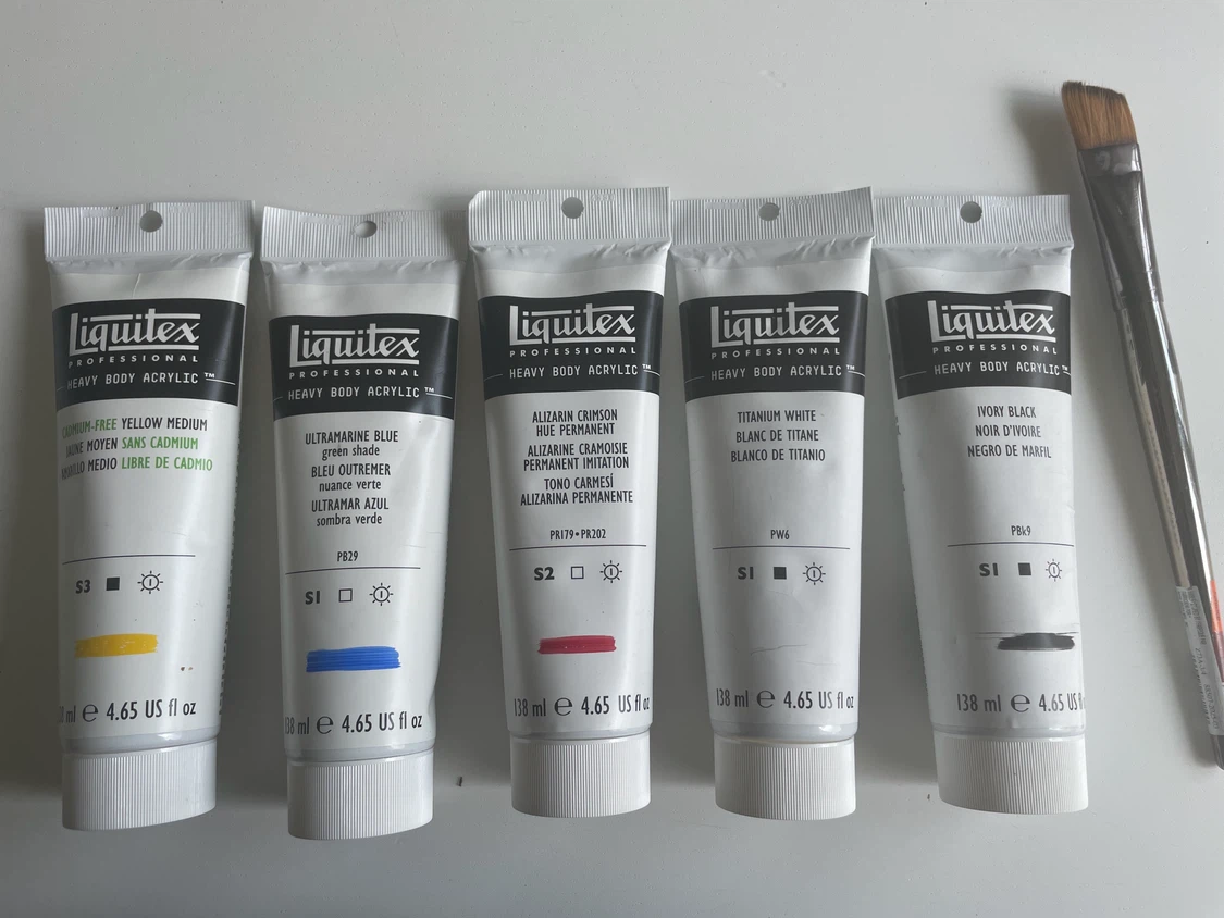 Liquitex Heavy Body Acrylic Paints - brand new
