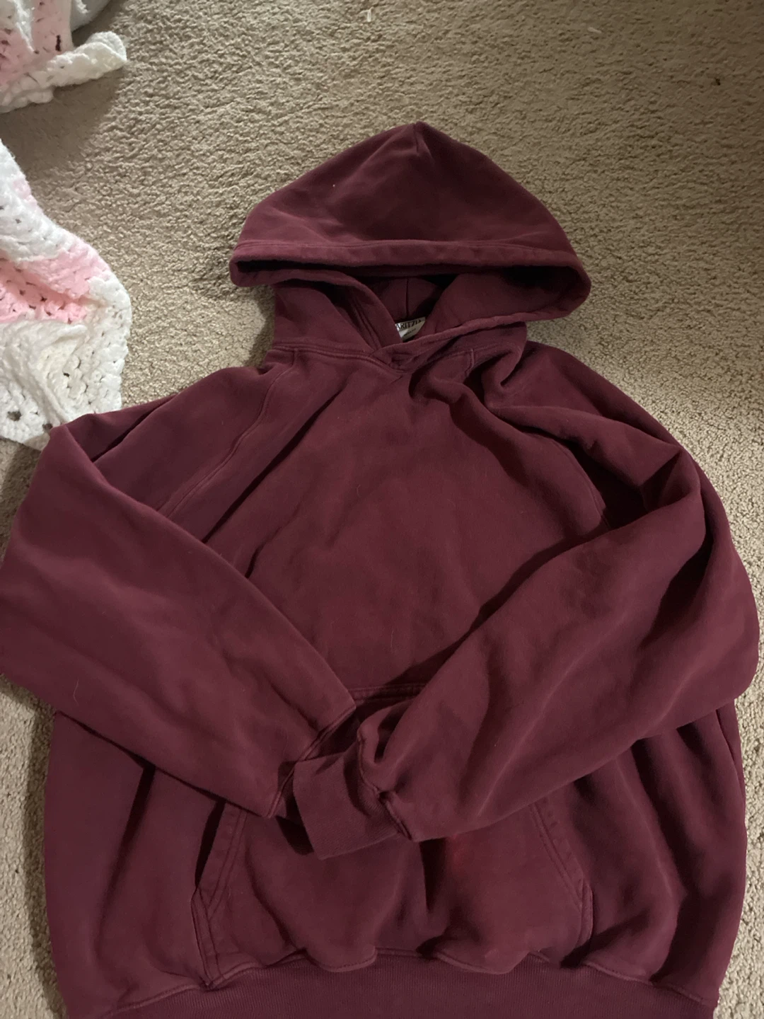Aritzia Burgundy Hoodie