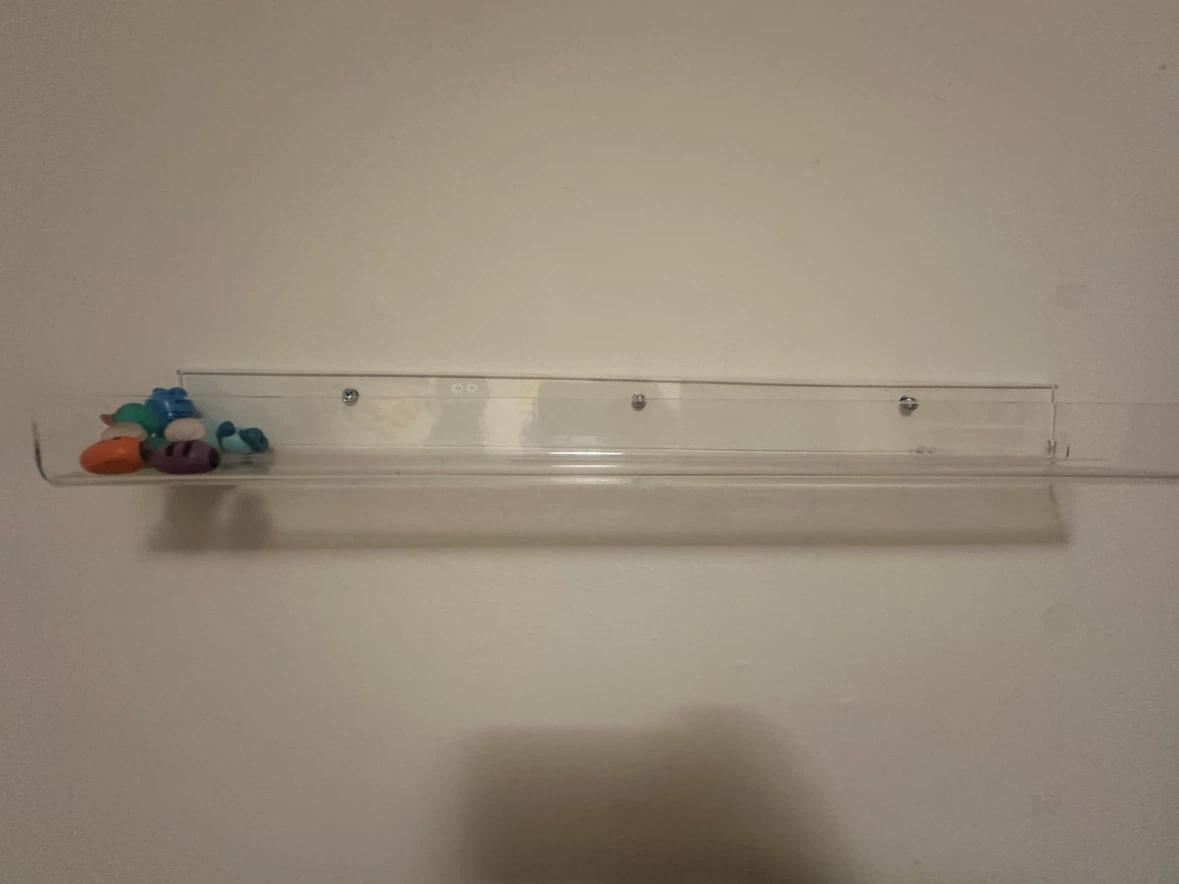 Clear Acrylic Wall Shelf (set of 3) - photo 3