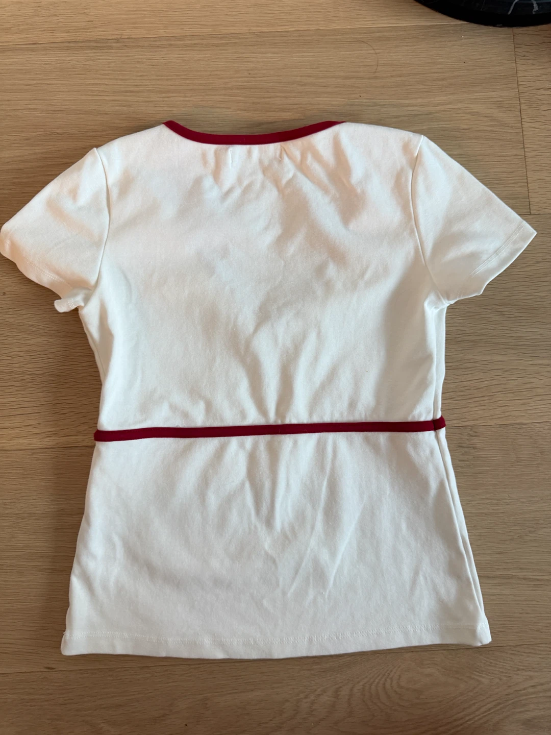 White & Red Trim Top Size S - photo 5