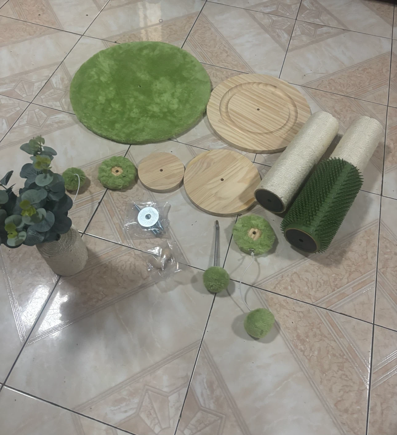 Cat Tree Scratching Post Components