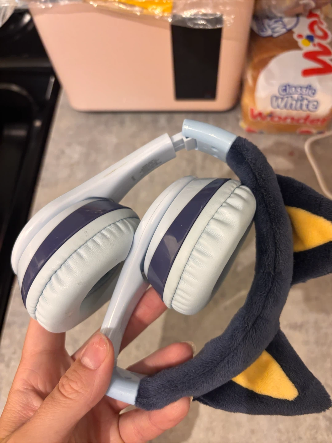 Bluey Kids Headphones with Cat Ears