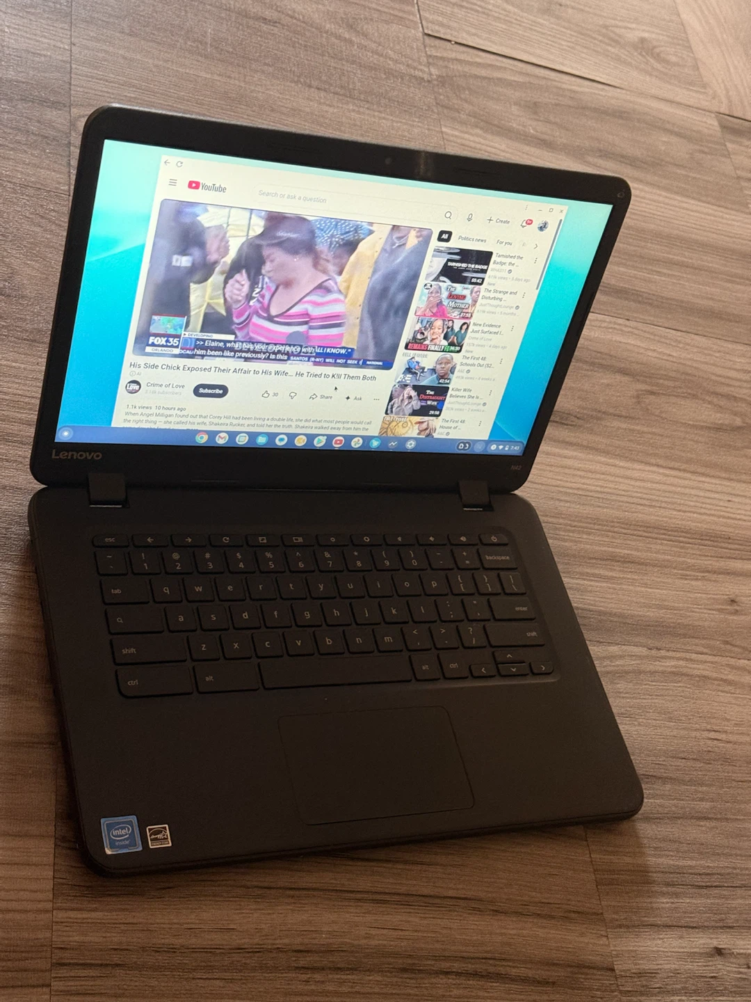 Lenovo Chromebook Laptop N42-20 Intel Celeron 14inch - photo 3