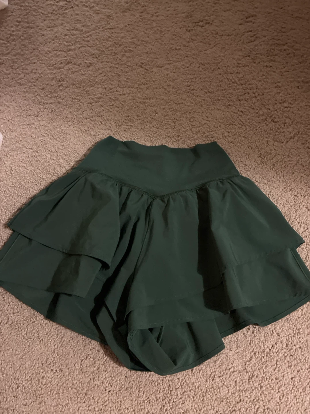 Women's Green Athletic Skort